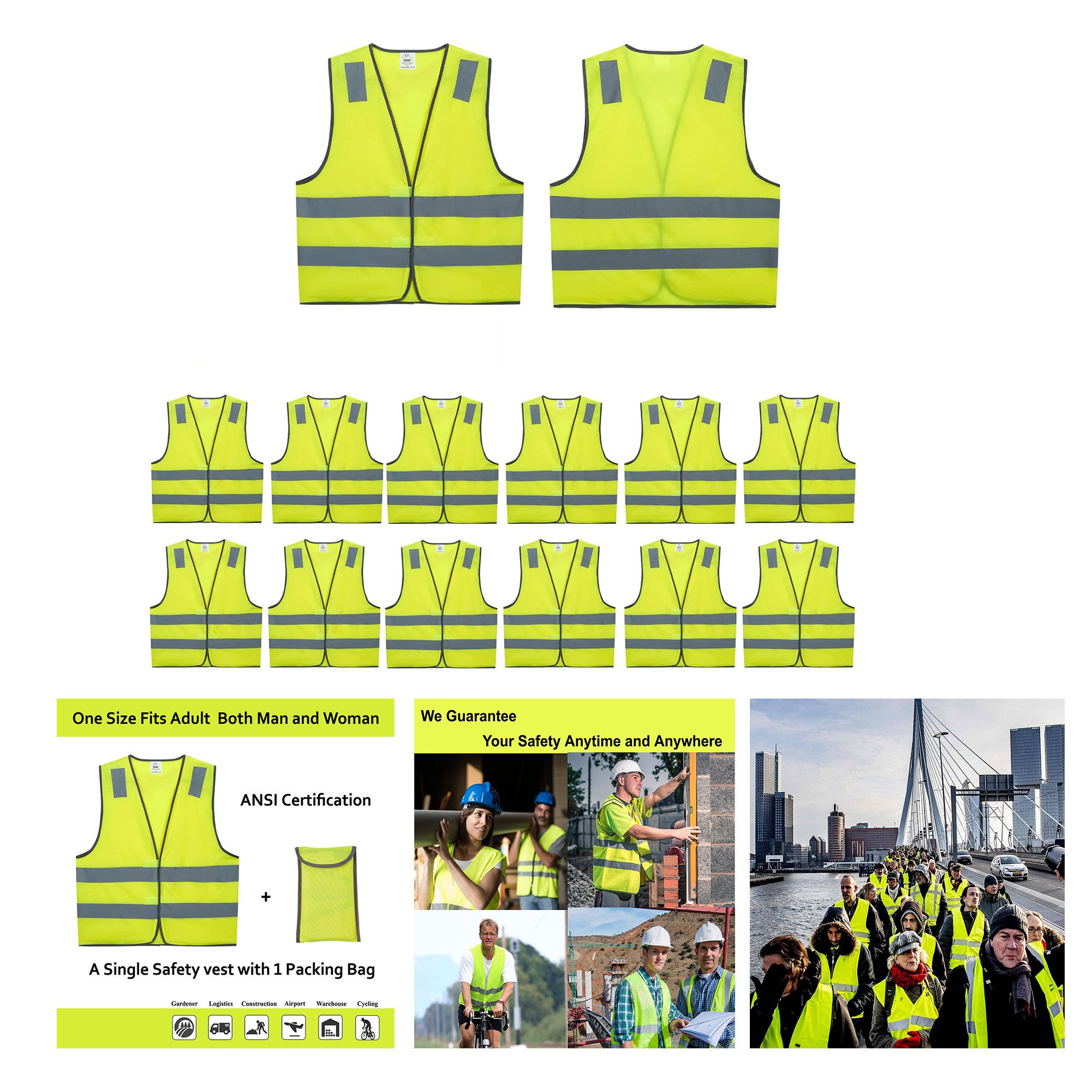 Reflective High Visibility Vest 2