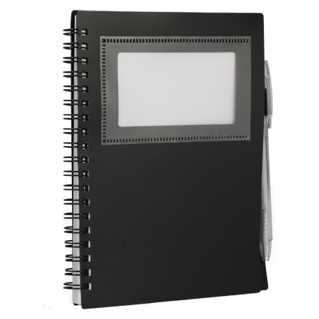 FSC® Recycled 5" x 7" Star Spiral Notebook with Pe 32