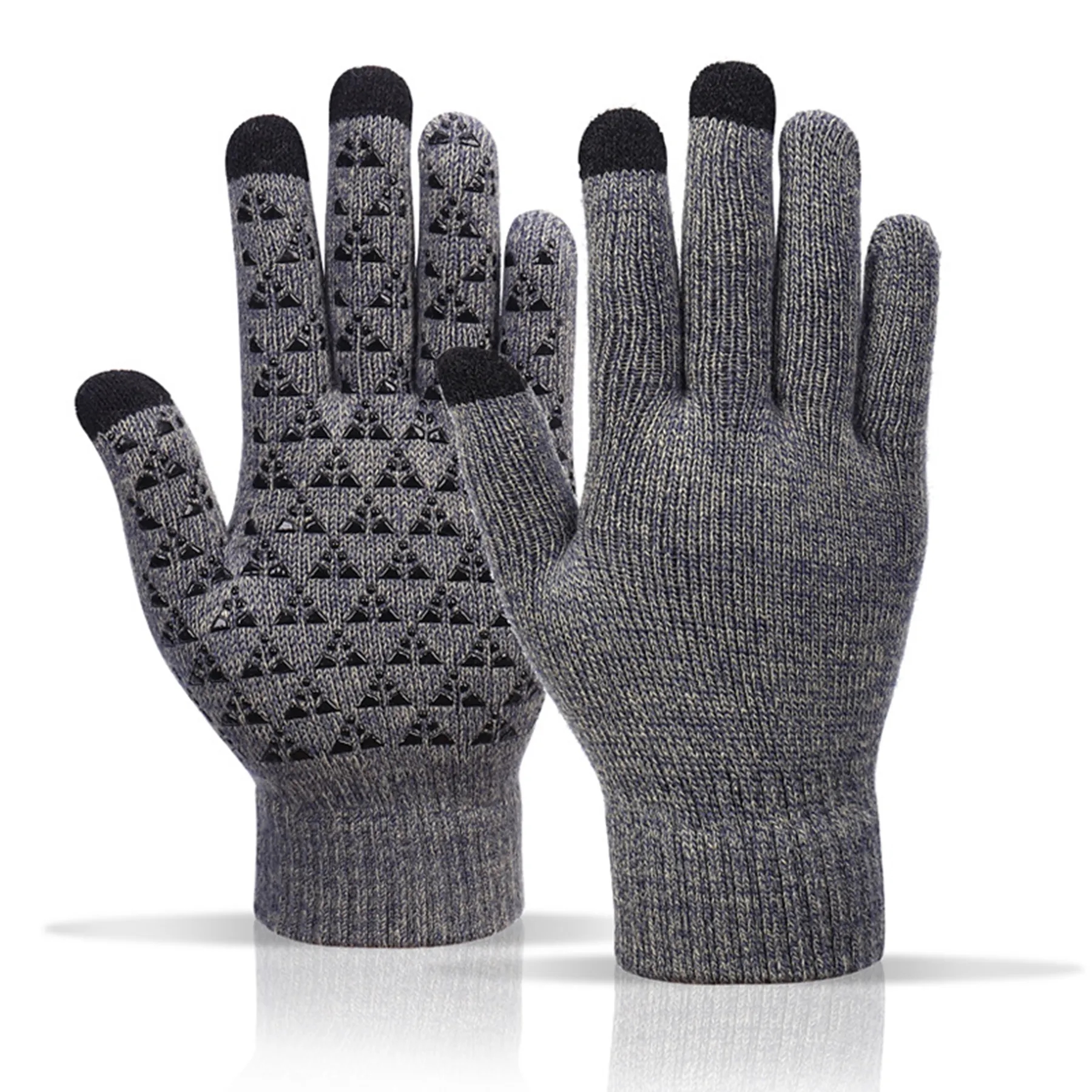 Winter Knit Touchscreen Gloves 3