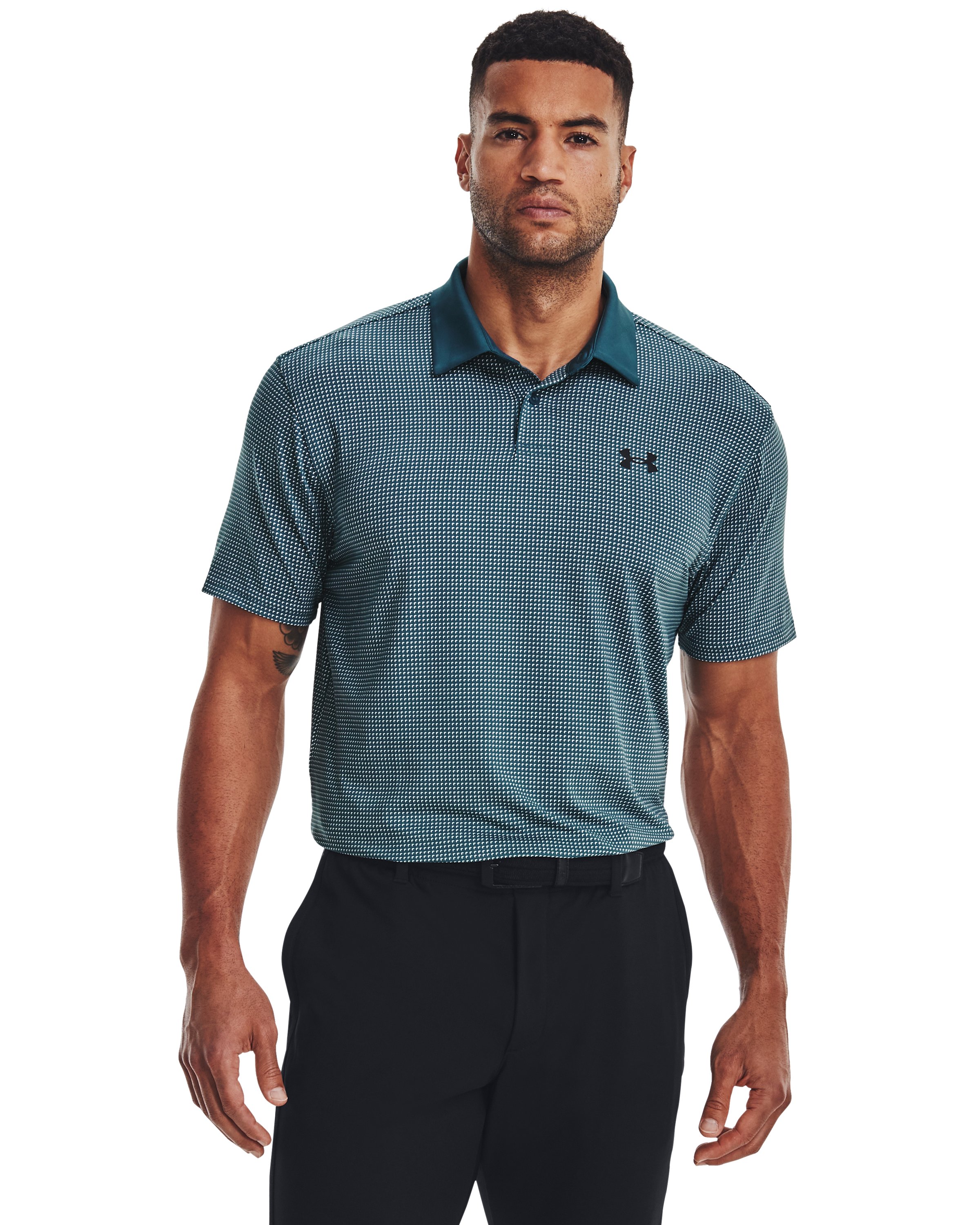 UA Tee To Green Printed Men's Polo 2