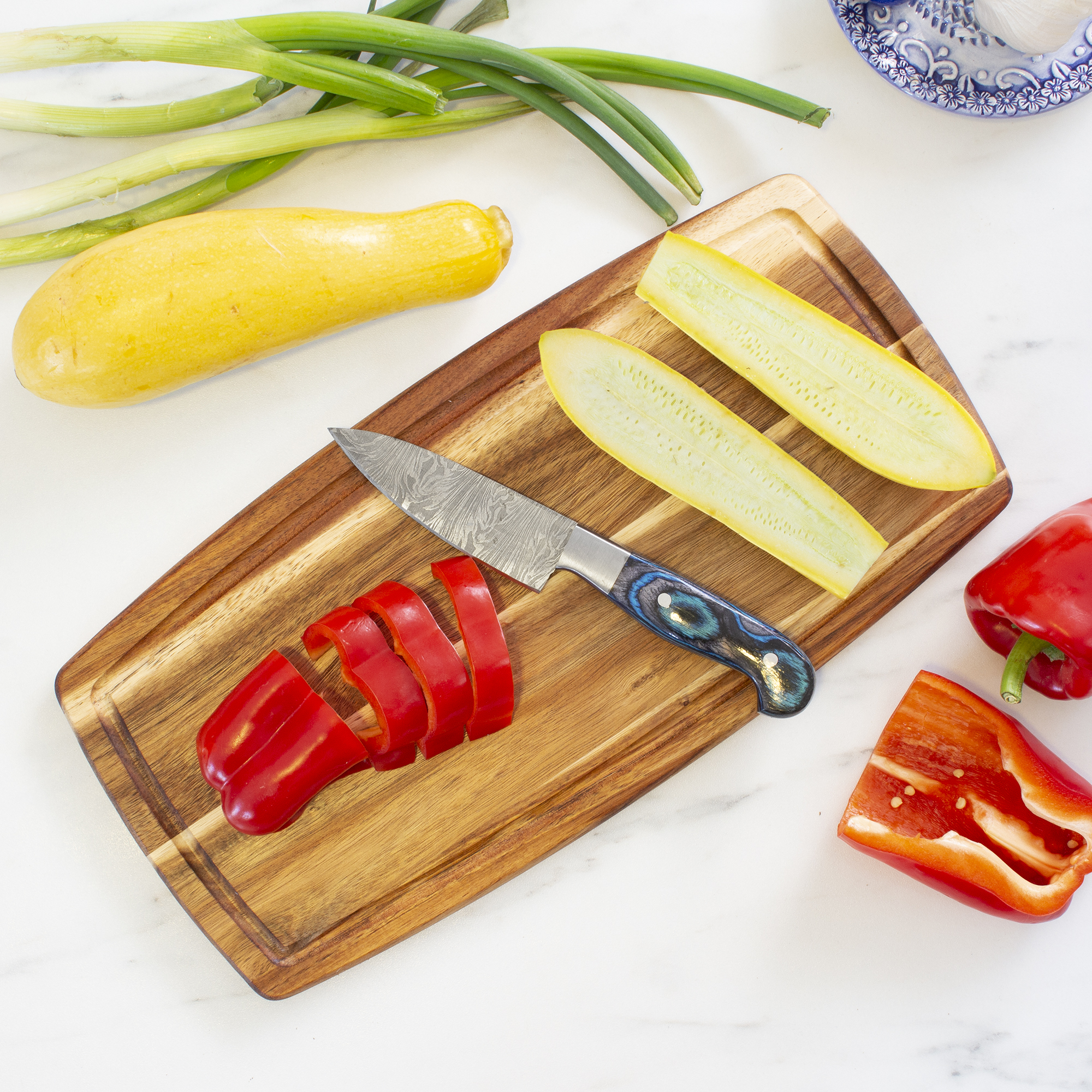 TB Home® 14" Acacia Wood Cutting Board 2