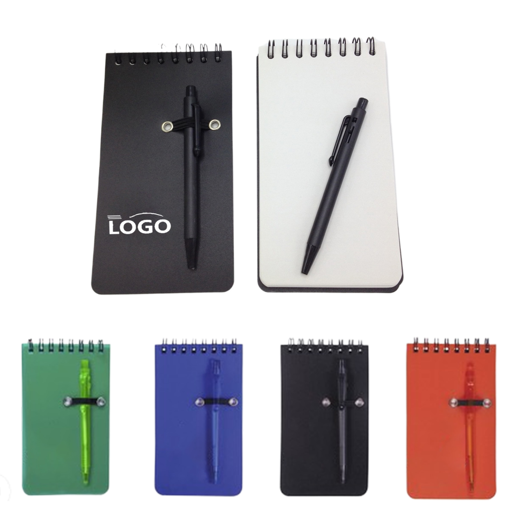MOQ100 Mini Spiral Notebook With PP Cover 1