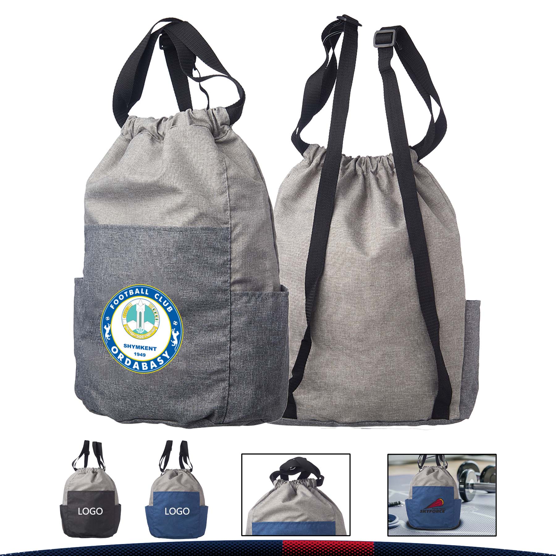 Kindling Drawstring Backpacks 6