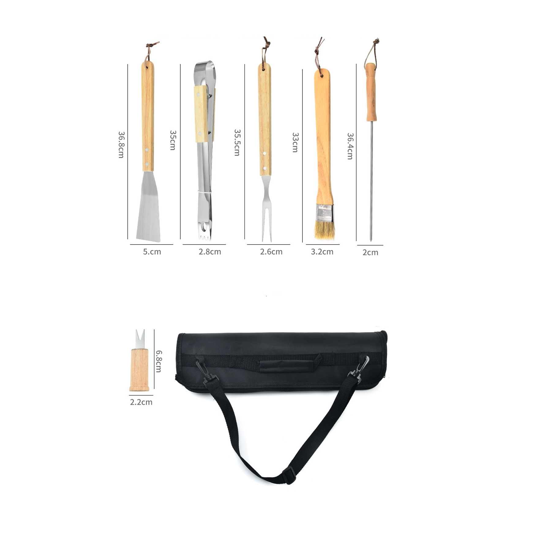 11 Piece Barbeque (Bbq) Set With Polyester Carrying Case 4