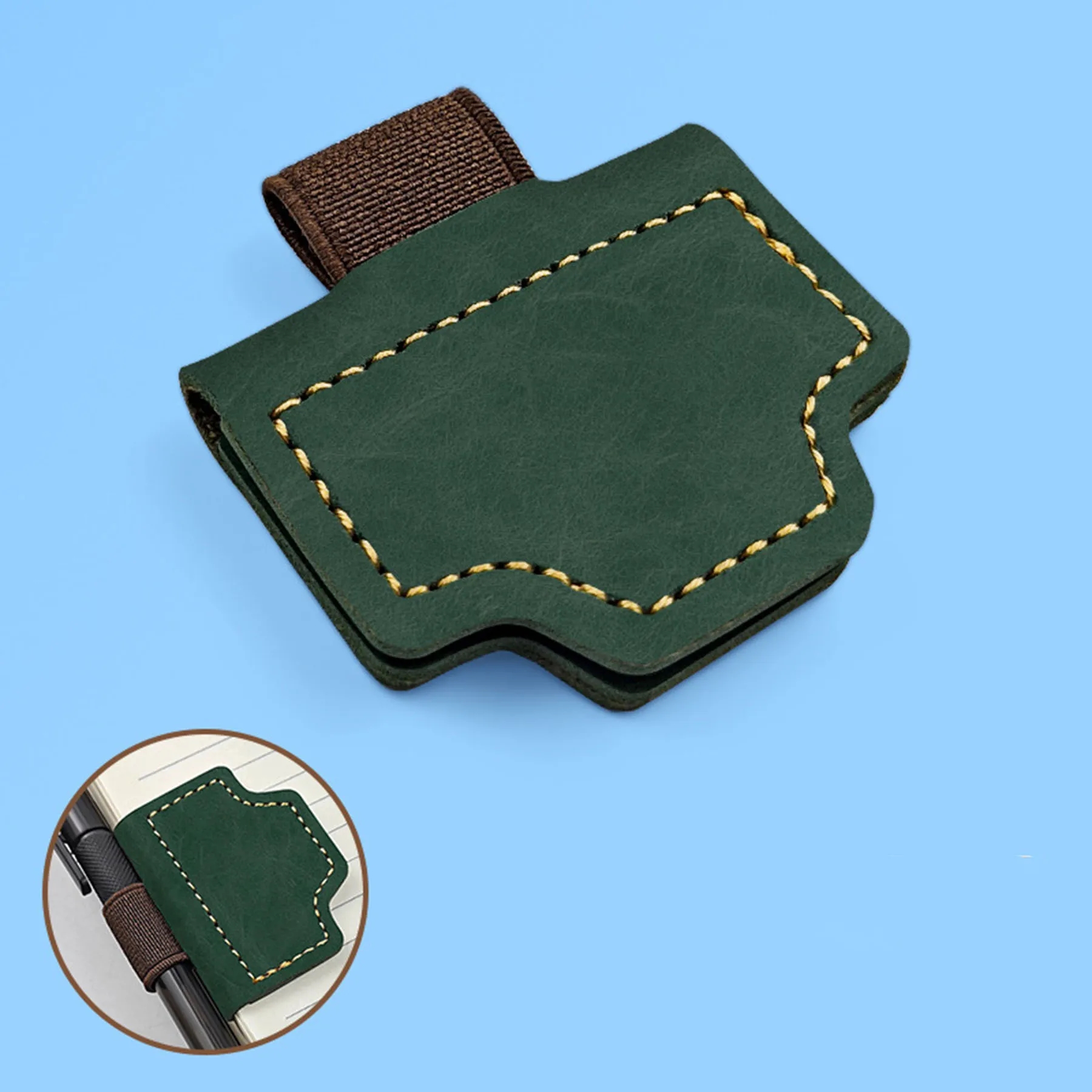 Reversible Magnetic Leather Bookmark 5