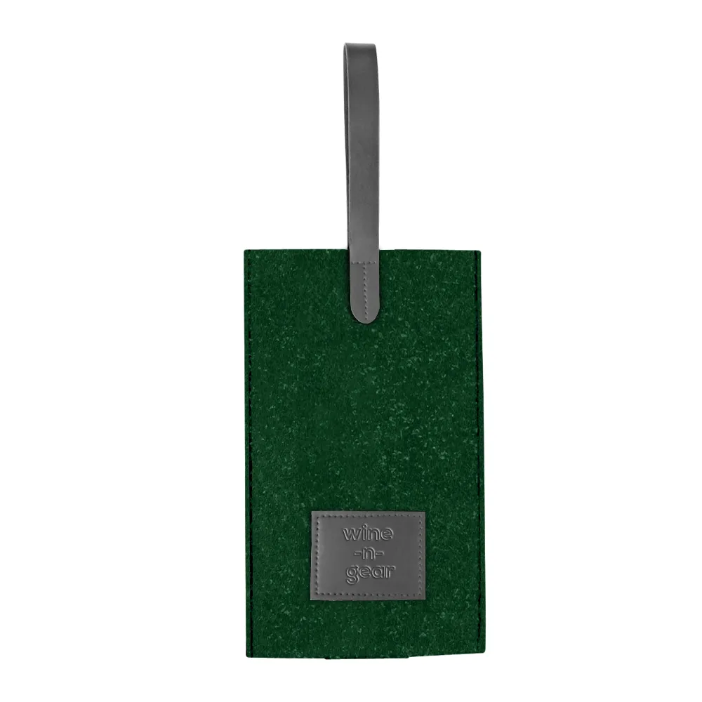 1-Bottle Felt Wine Tote 10