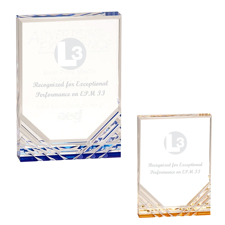 3.5" x 5" Jewel Mirage Acrylic Awards (Small) 1