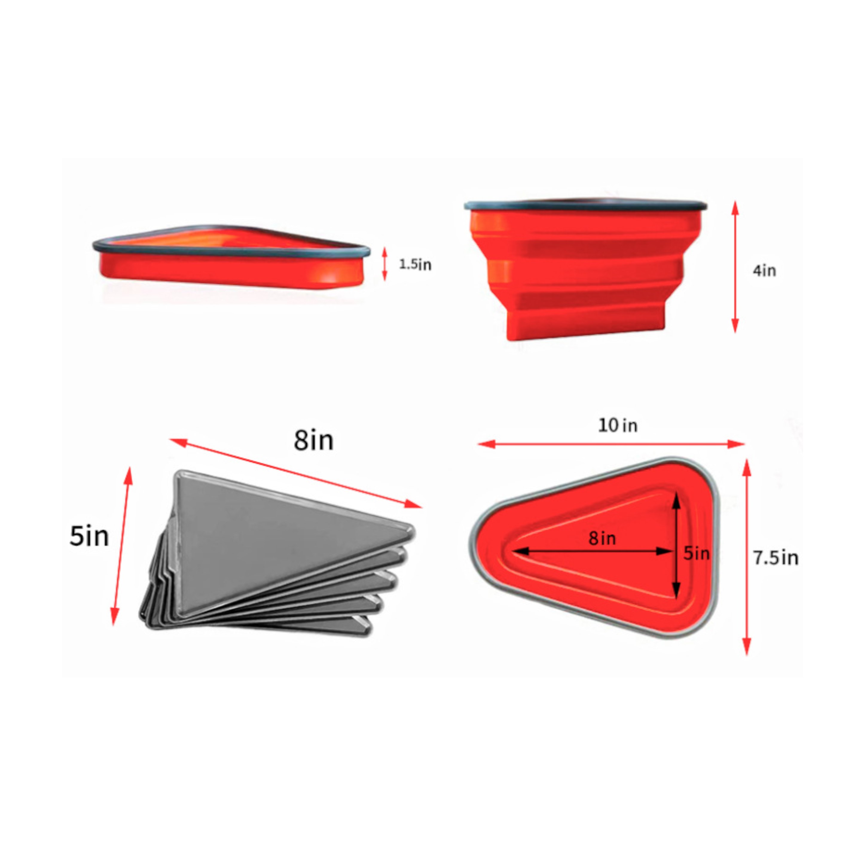 Collapsible Pizza Storage Container (direct import) 2