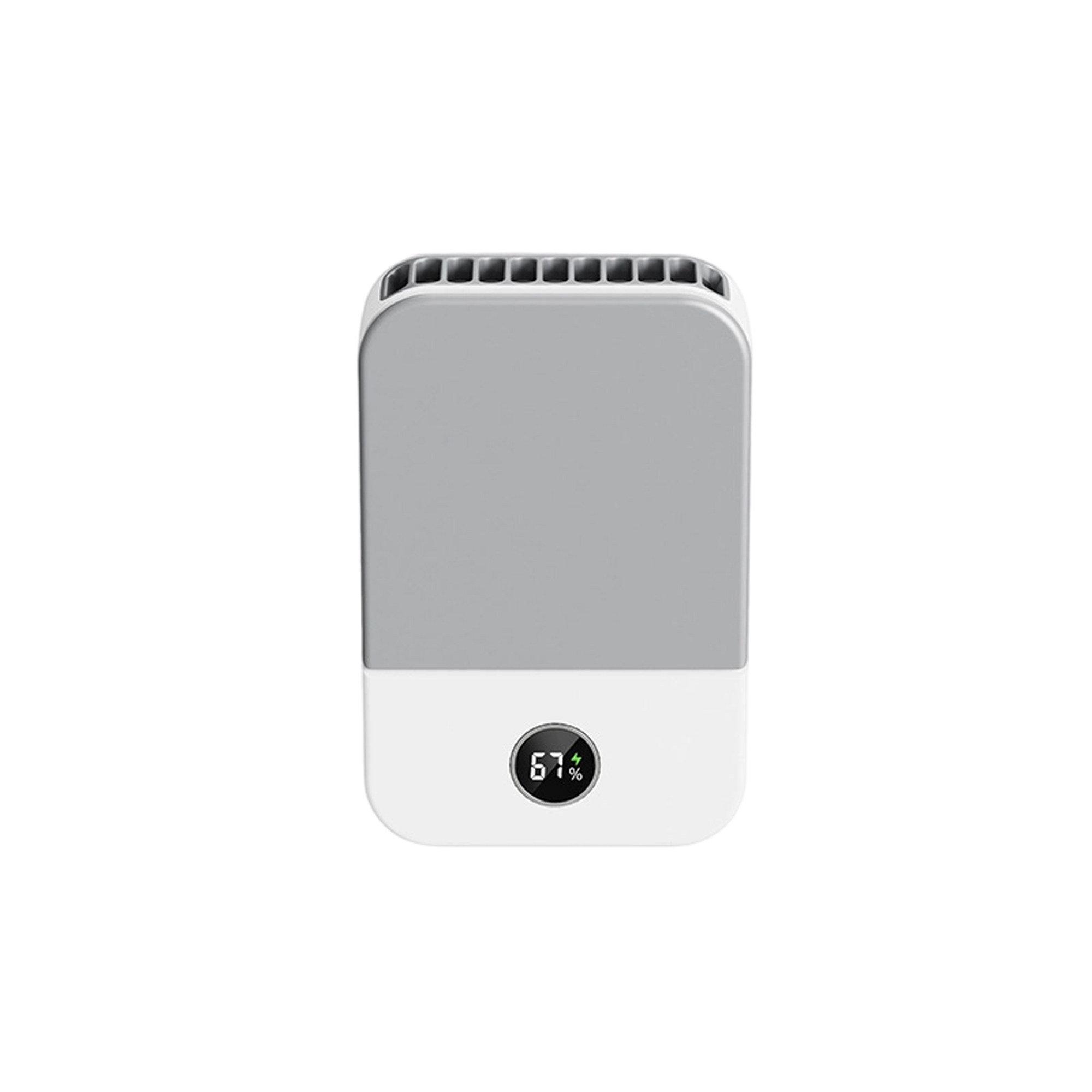 ABS Mini Neck Fan With Adjustable Lanyard And Bracket 4