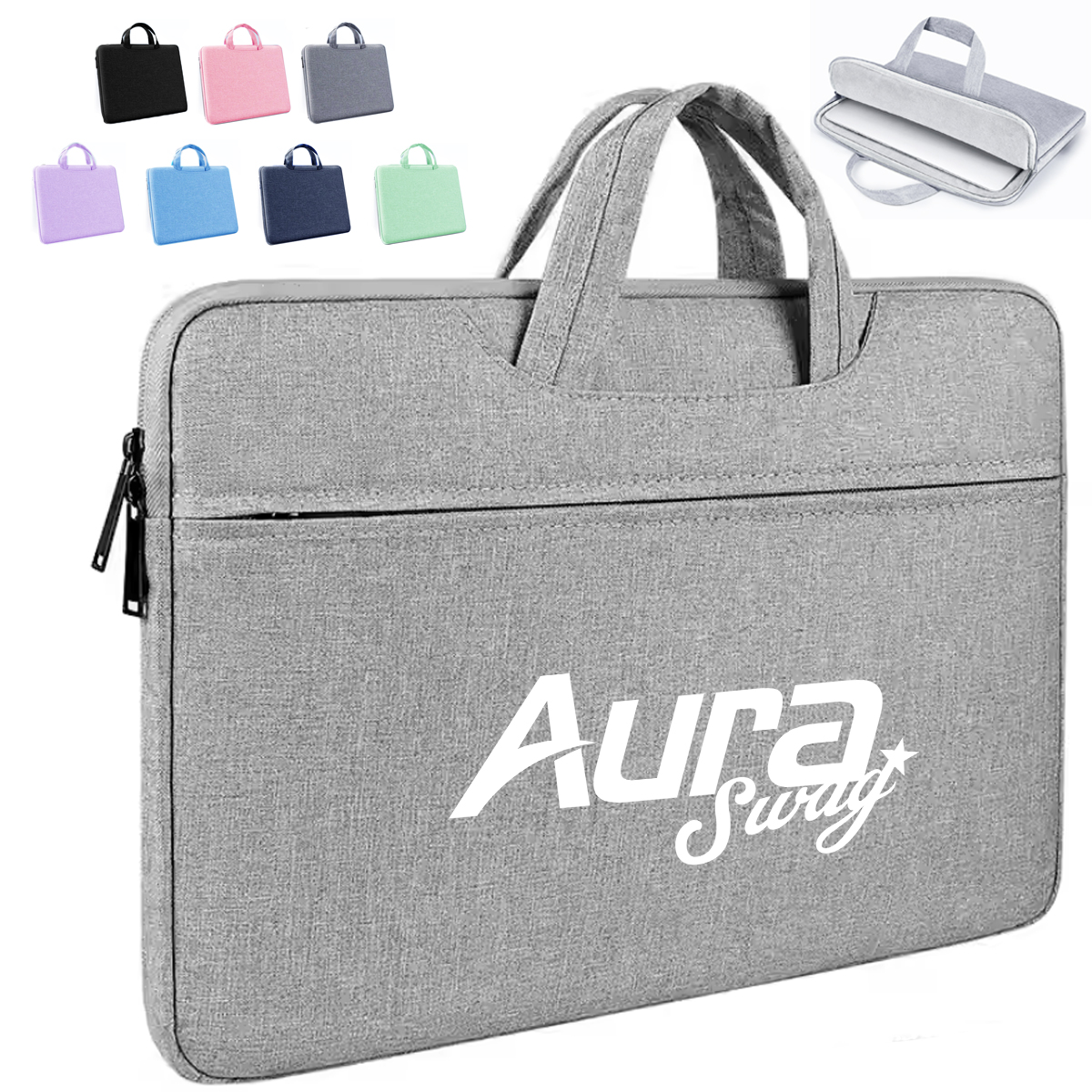 15 Inch Slim Laptop Sleeve with Carry Handles 3