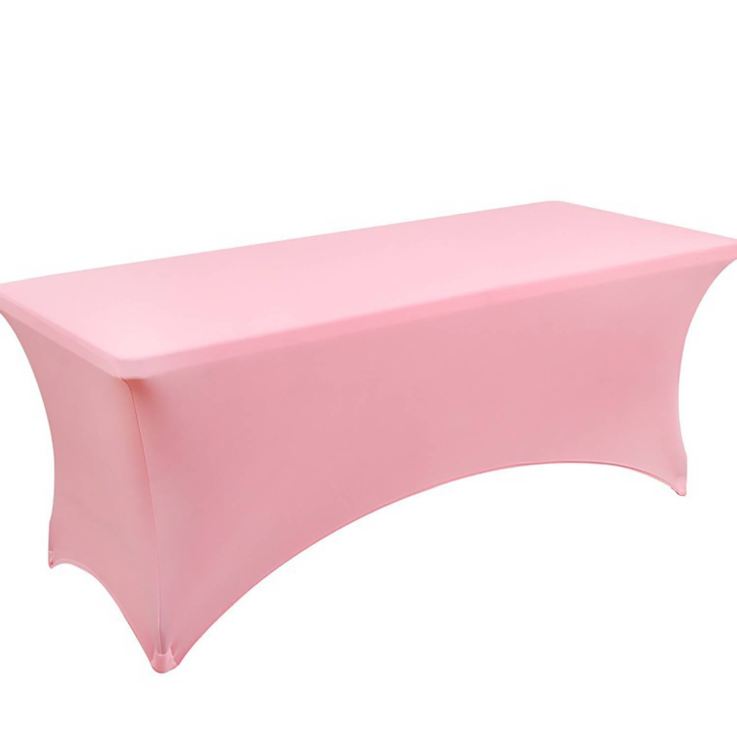 Wrinkle-Free Rectangular Spandex Tablecloth for Party Dining 3