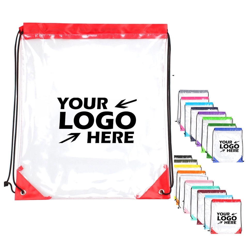 Clear Drawstring Backpack 1