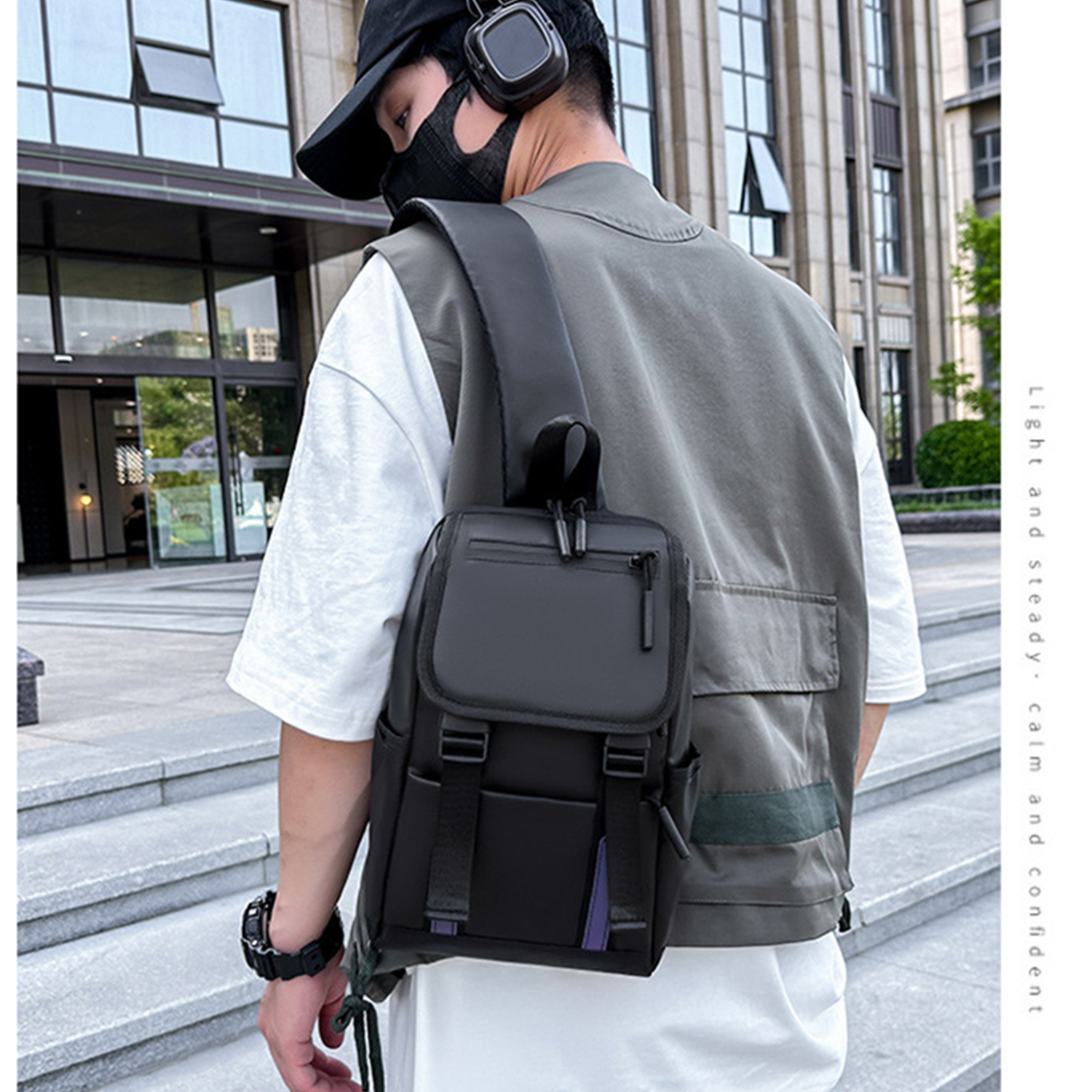 Travel Hiking Daypack Chest Bag 4
