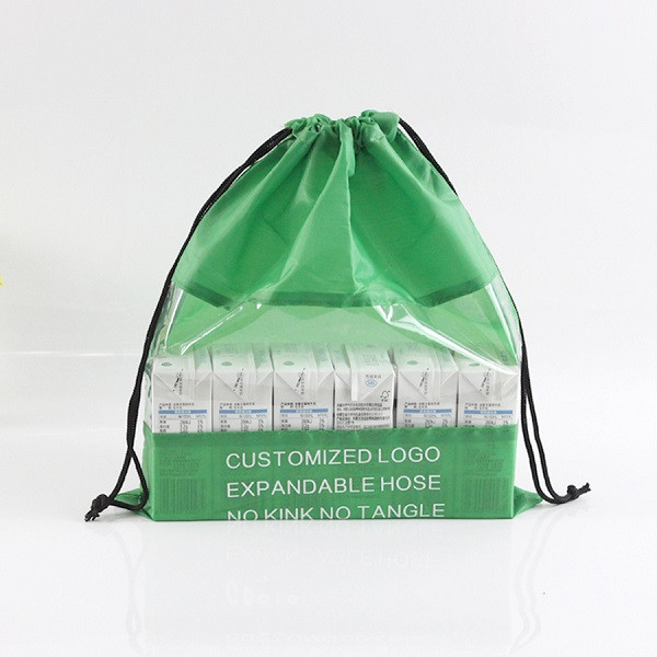 210D Drawstring Bags W/ PVC Window (13" * 17 5/16") 2