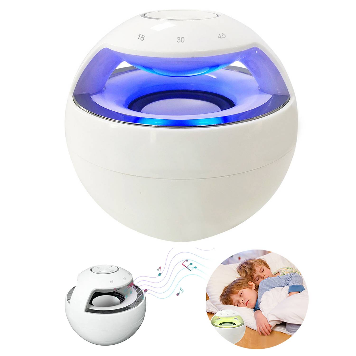 Rechargeable Sleep Sound Machine w/ Light 4