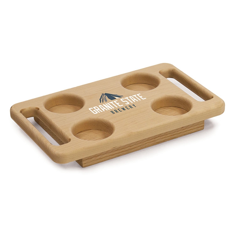 Handled Sampler Tray with 4 Slots