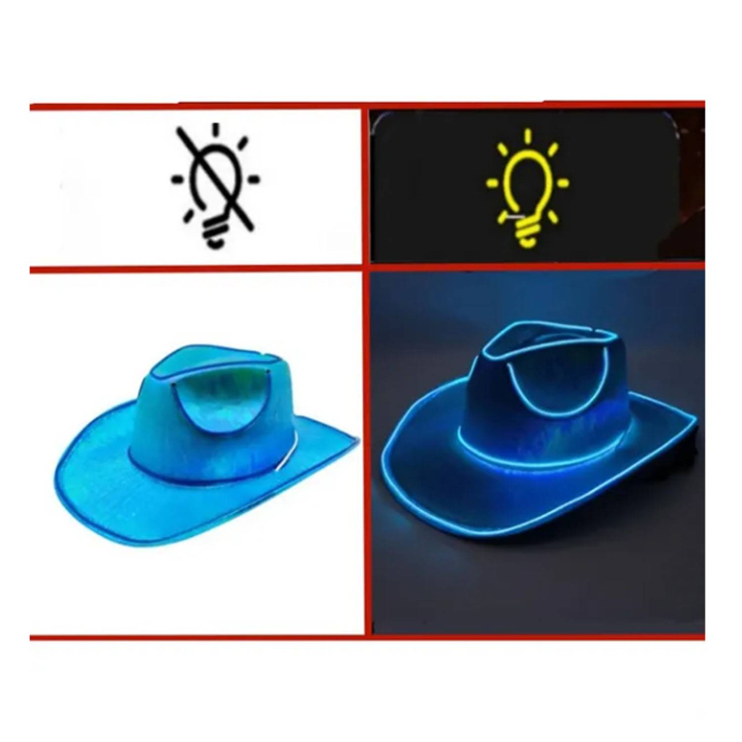 Glowing Cowboy Hat 12