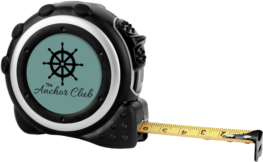 16FT Blk/Slv Tape Measure with 1 1/2" Insert Area, 1 Sided-Insert not Included 1