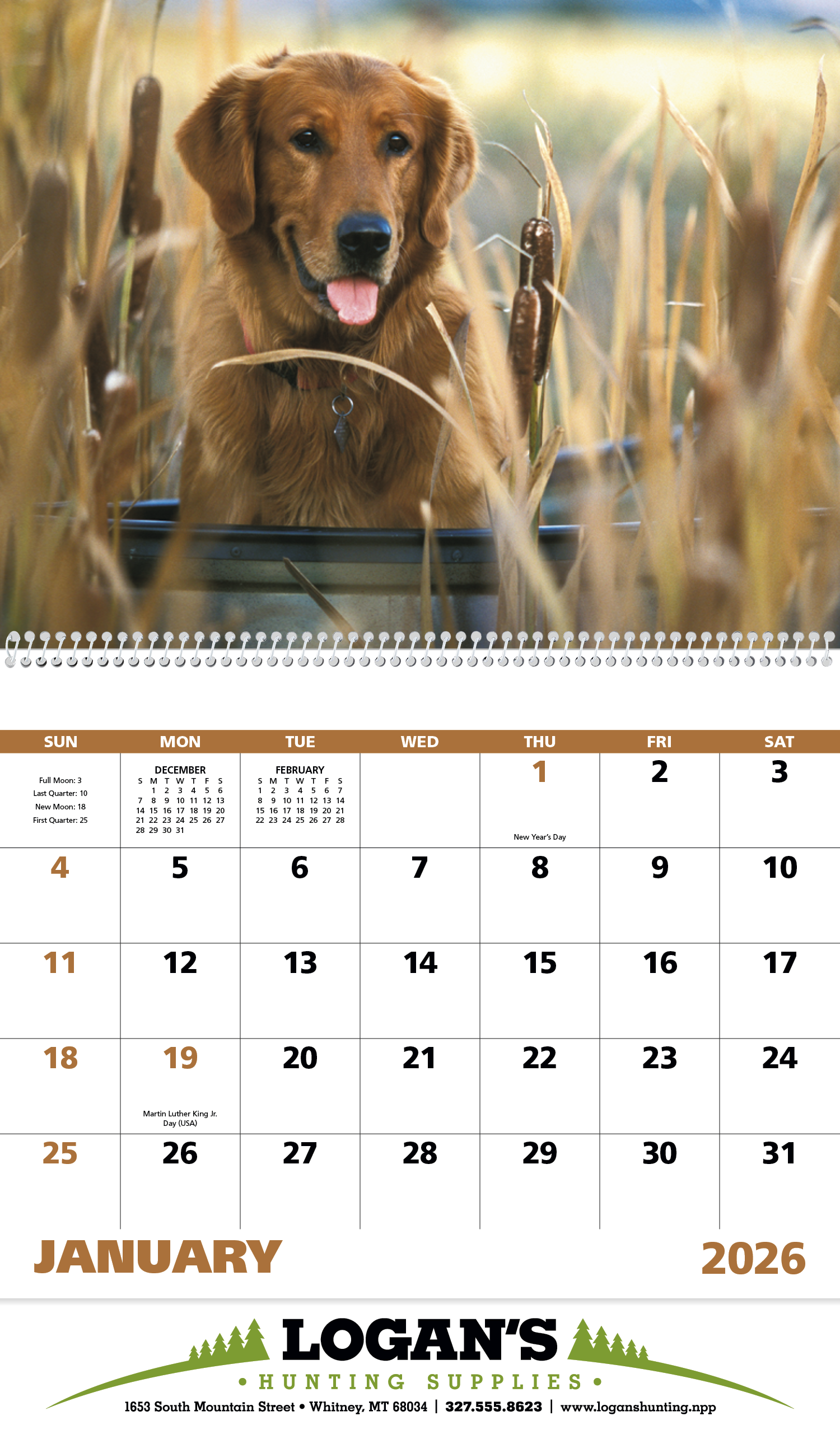 Good Value™ Sporting Dogs - Spiral Calendar 3