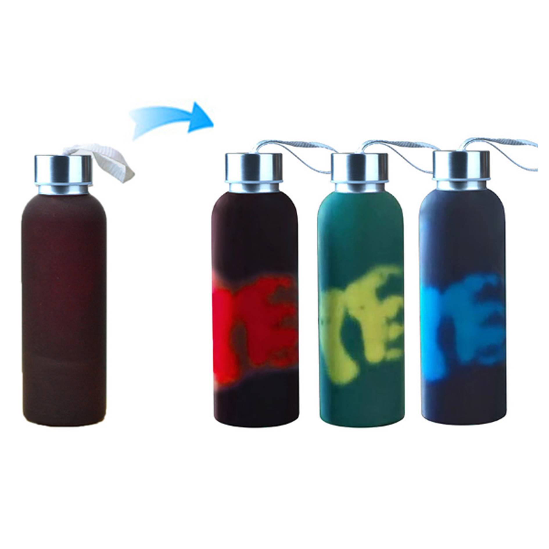 18oz. Heat Sensitive Color Changing Insulated Tumbler 3