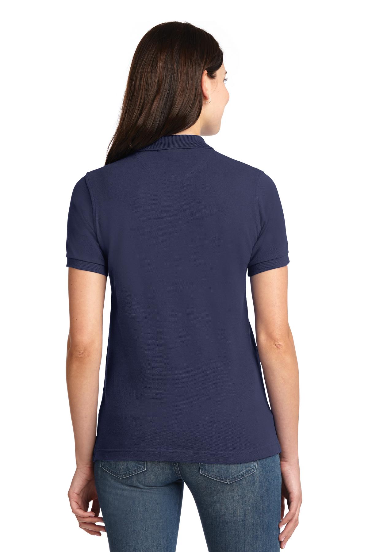 Port Authority Women's Heavyweight Cotton Pique Polo. L420 5