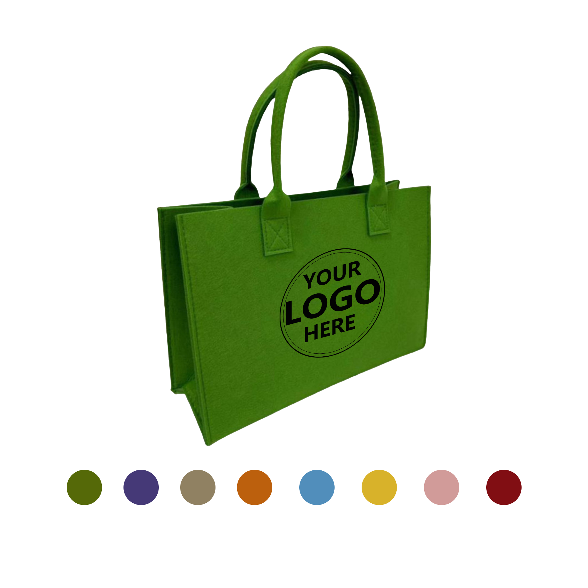 Spacious Felt Tote Bag 2