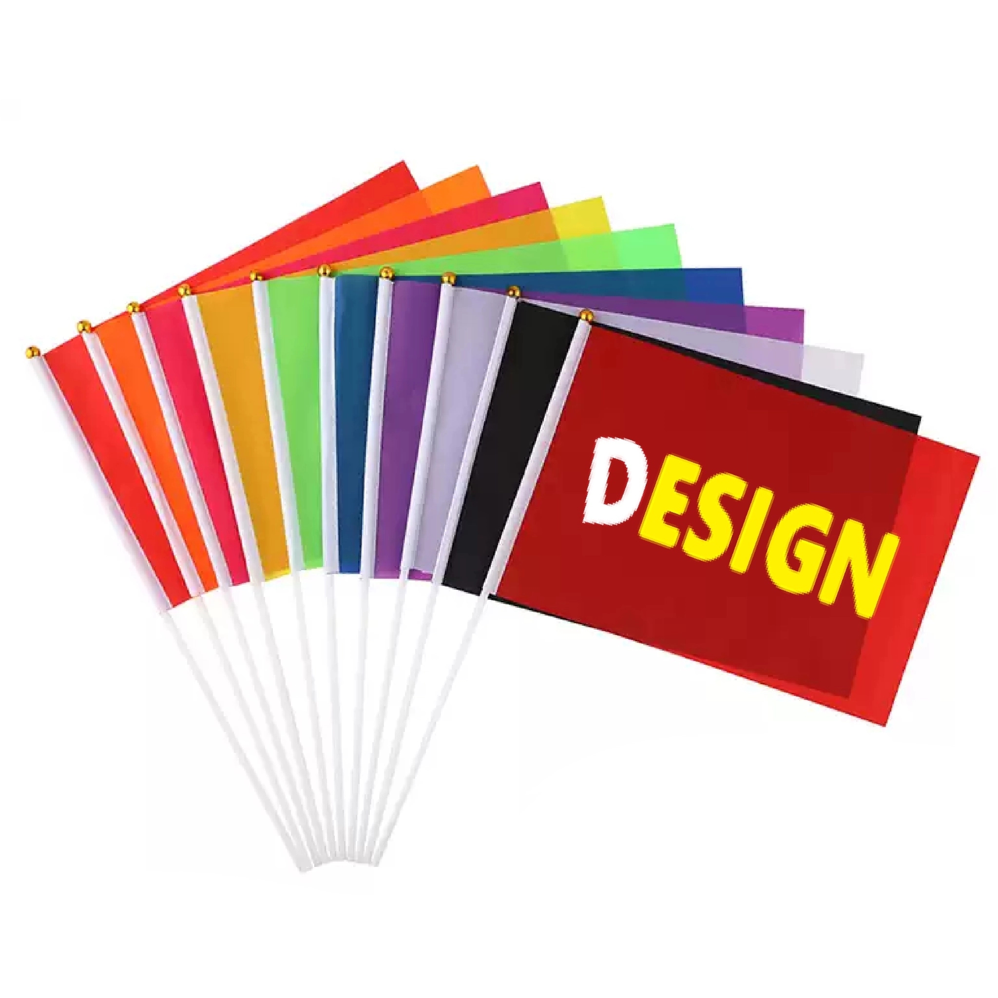 Handheld Flag Banner MOQ 50PCS