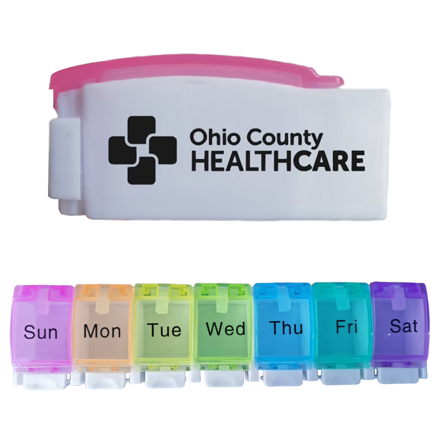 Pressing Rainbow Weekly Pill Box 1