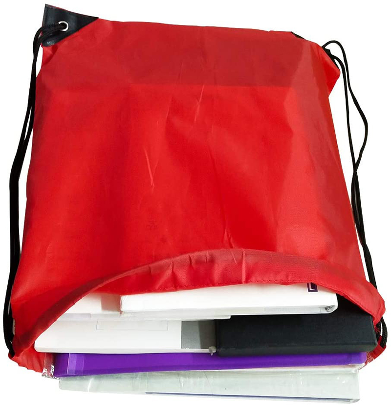 420D Polyester Drawstring Sports Backpack--16.9"x13.4" 8