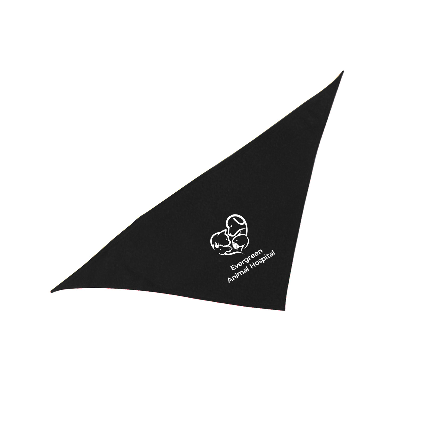 Tripaw Triangle Bandana - Small (1 Color Imprint) 3