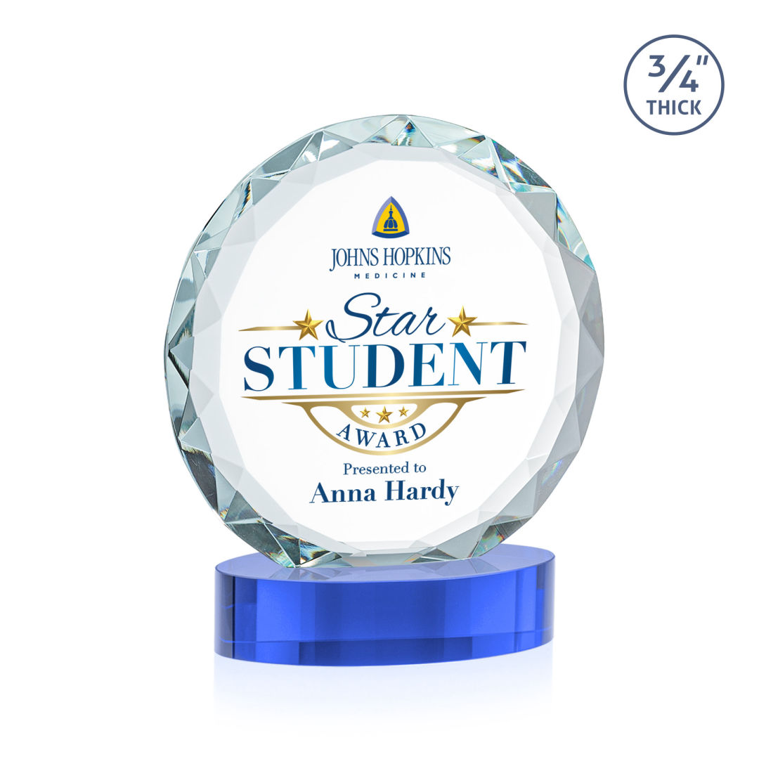 Centura VividPrint™ Award on Alberton Base - Sky Blue 16