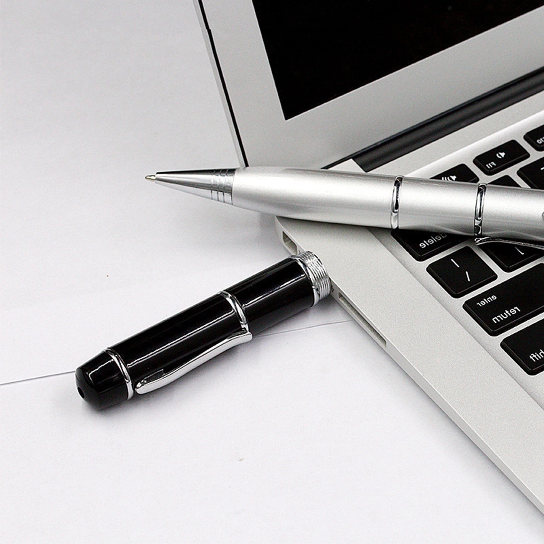 Flash Drive Ball Point Pen with Laser Light 8
