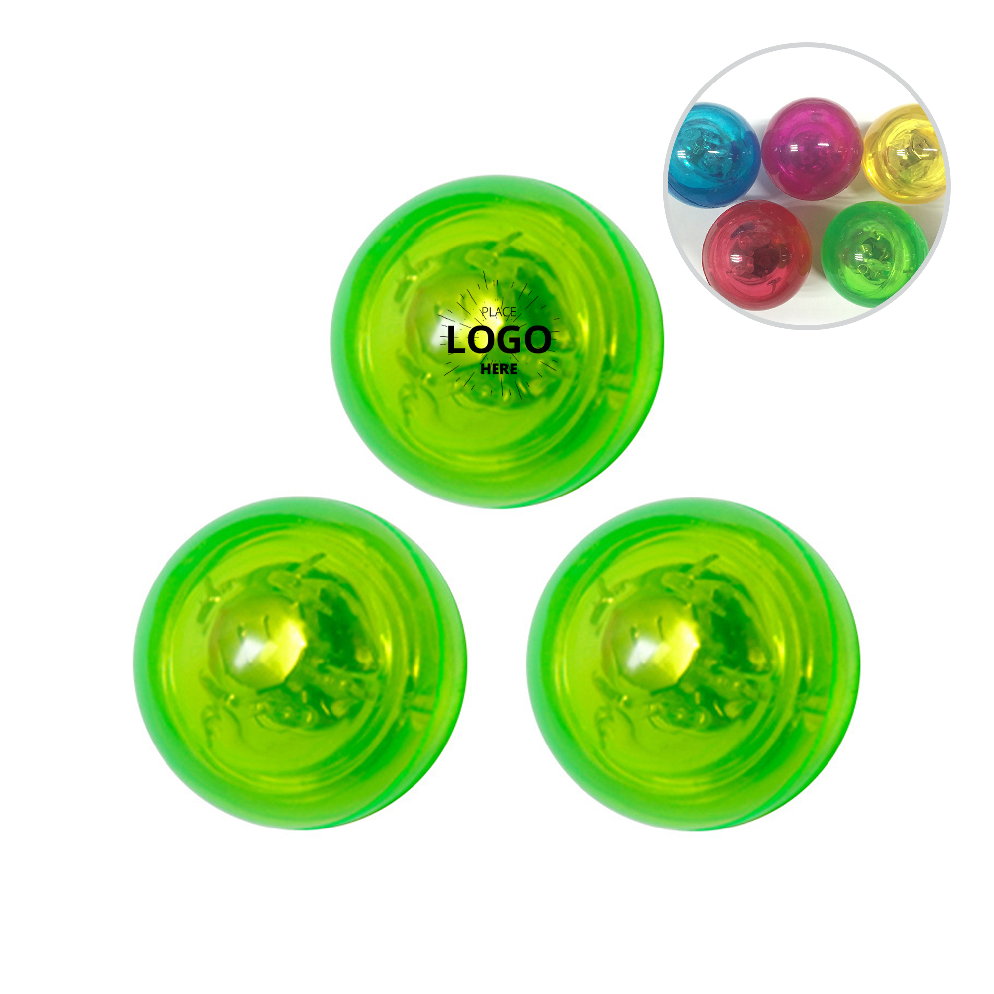 LED Rubber Bounce Ball 2