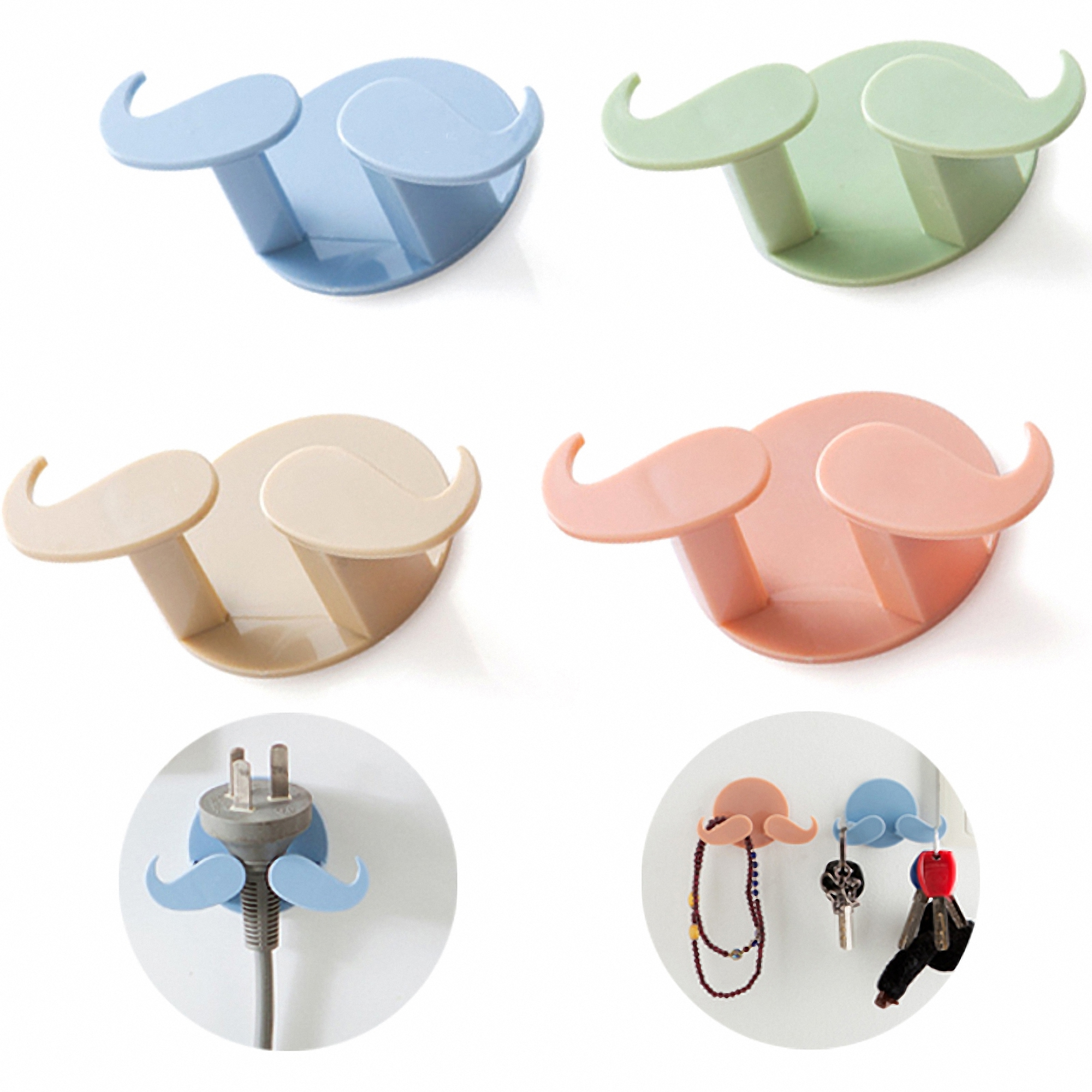 Wall Mounted Adhesive Cable Organizers 3