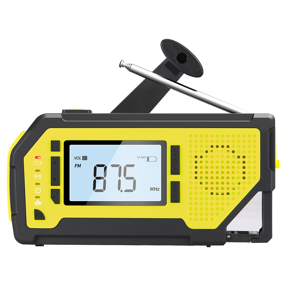 ResQ Emergency Weather Alert Radio – AM/FM/NOAA, 2000mAh Power Bank, Solar & Hand Crank 38