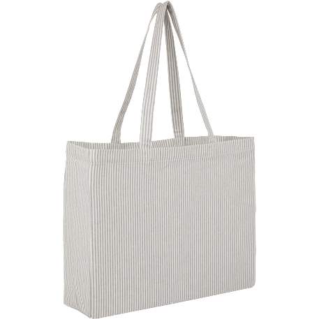 Striped Pacific Recycled Cotton Shopper Tote 56