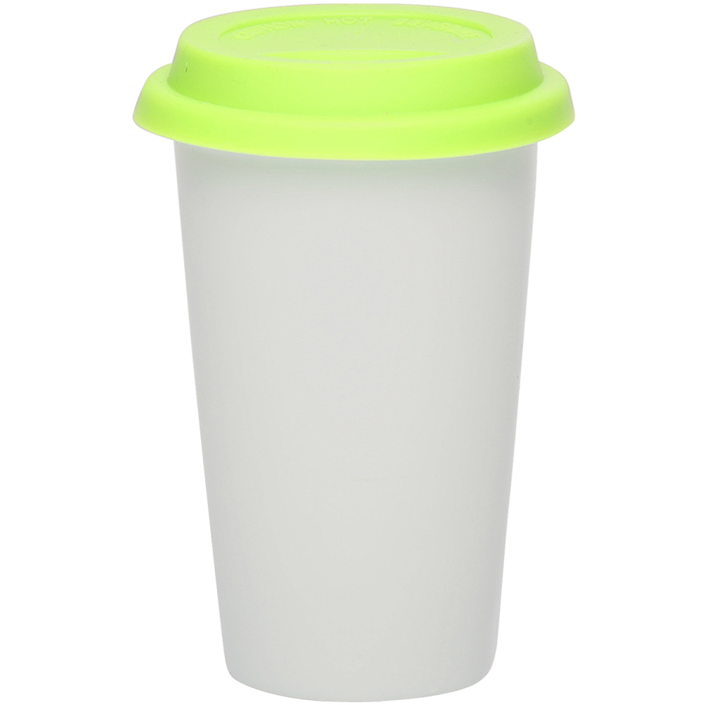 11 oz. Double Wall Ceramic Tumblers with Lid 29