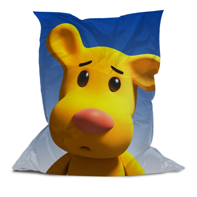 Branded Bean™ Bag Chair - Custom Imprint Chair - 4.4'W x 5'H 1