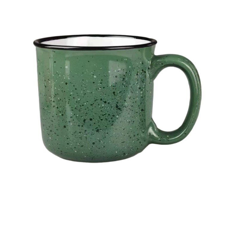 15 oz Speckled Ceramic Camp Mug 8
