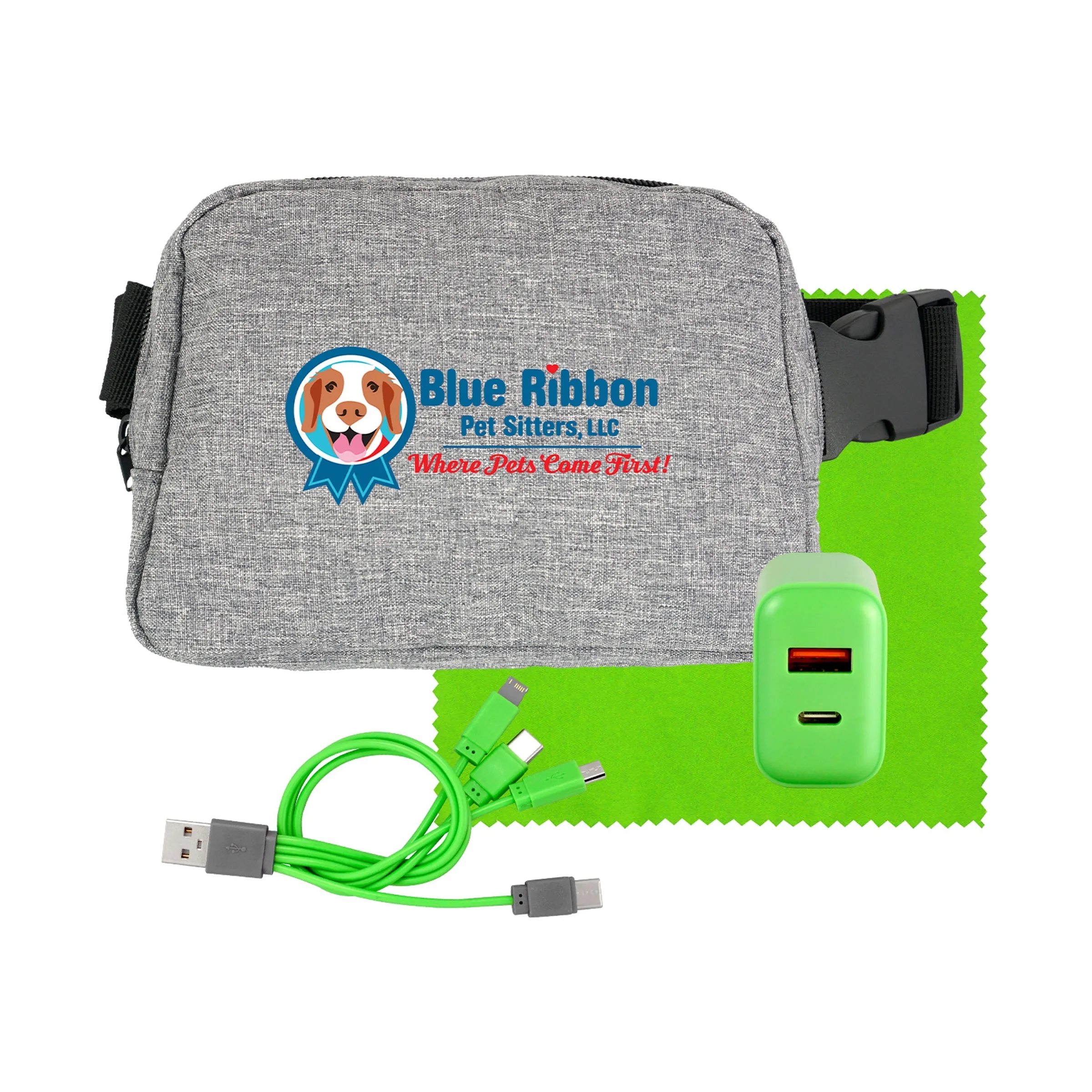 FAST CHARGER RECYCLED FANNY PACK SET 12