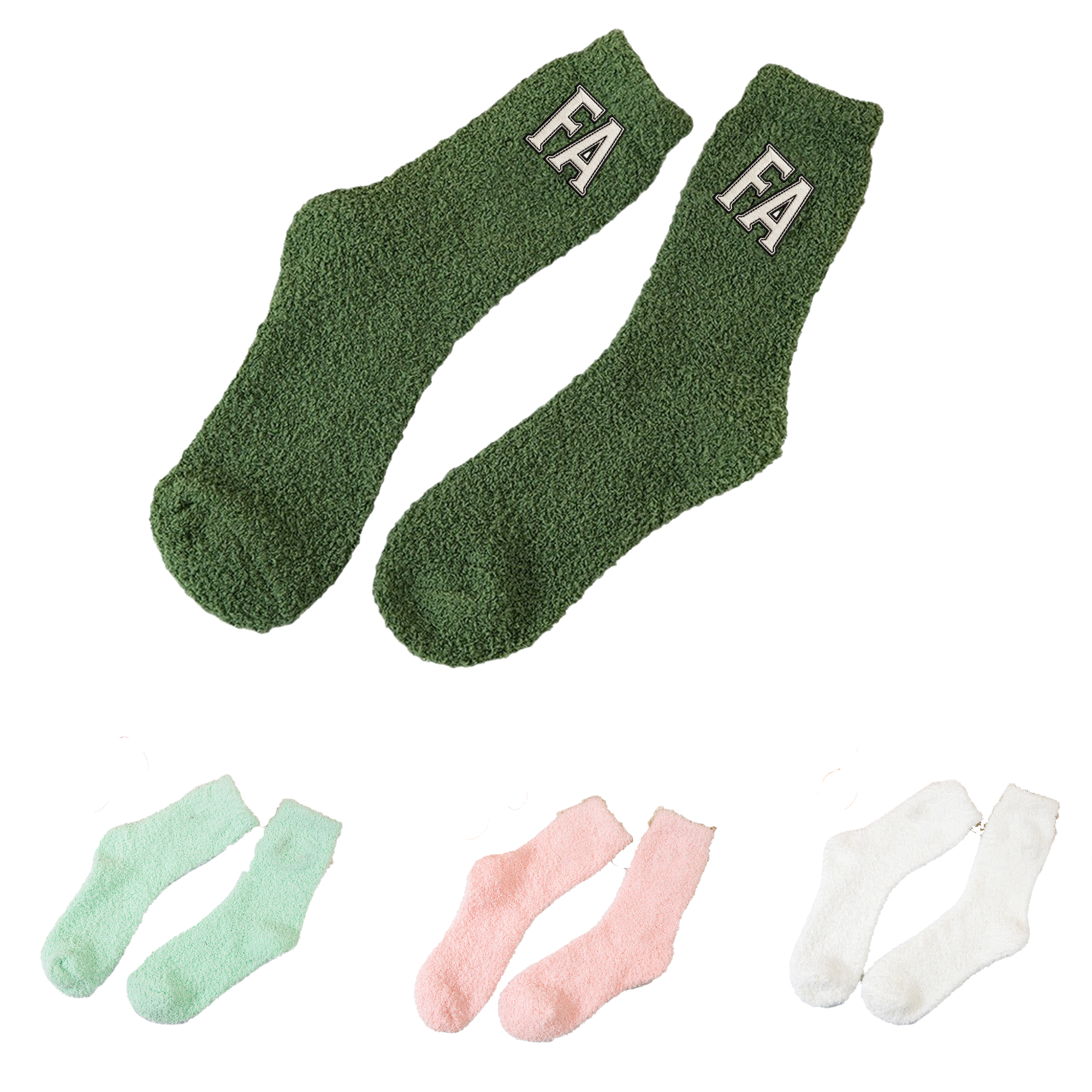 Embroidered Winter Thermal Socks 1