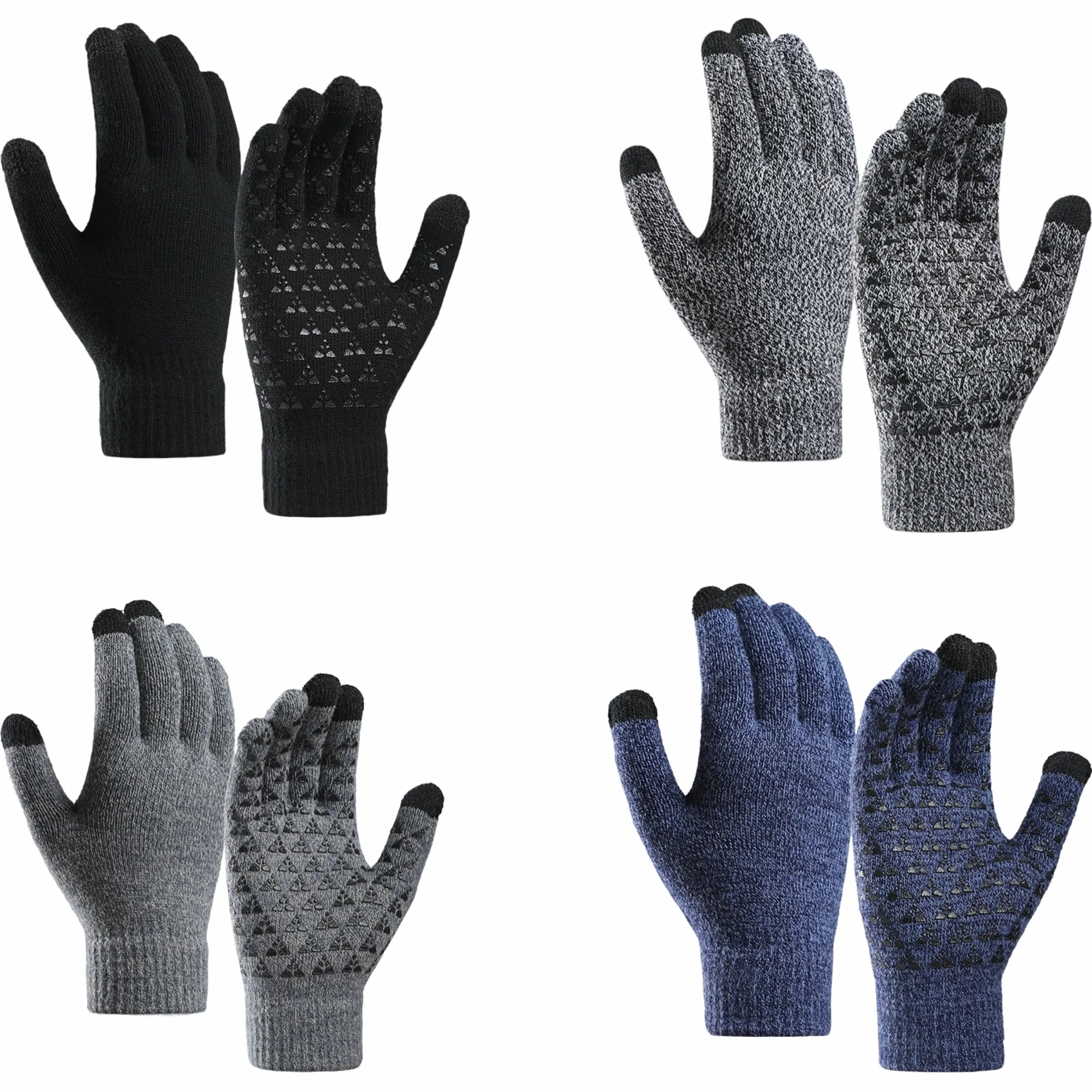 Winter Knitted Touchscreen Gloves (Anti-Slip & Warm) 2
