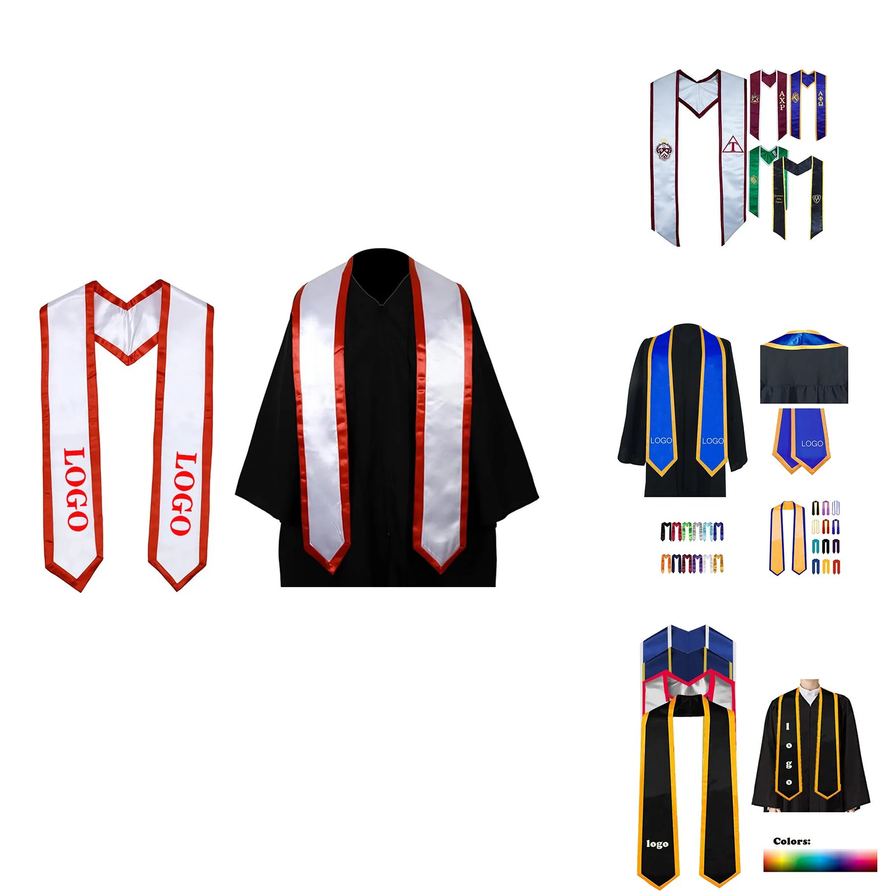 Graduation Clothing Sash With Hemming 2
