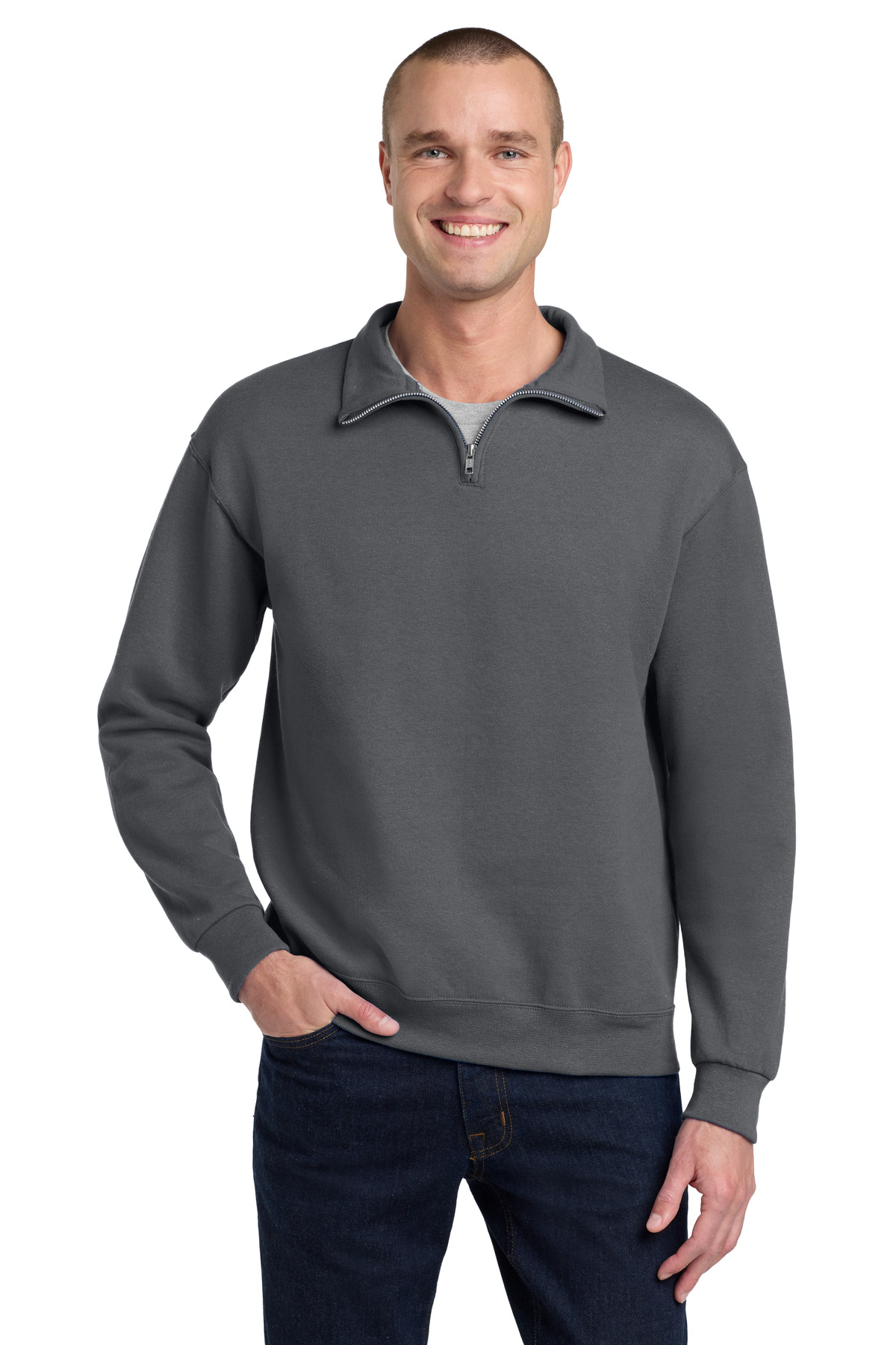 Jerzees® NuBlend 1/4-Zip Cadet Collar Sweatshirt 54