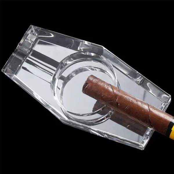 Hexagon Crystal Cigar Ashtray 3