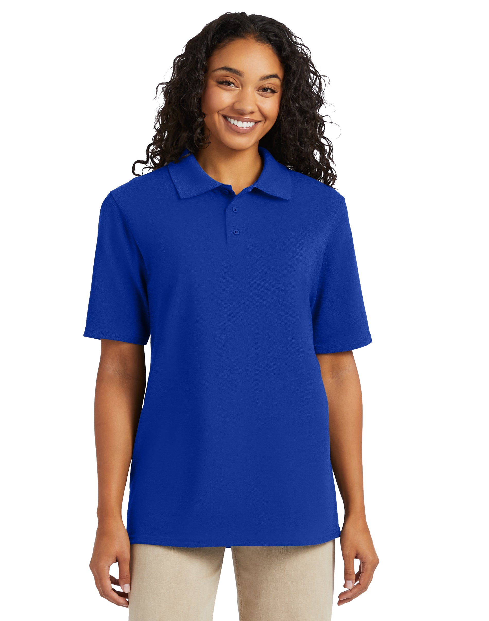 Hanes Pique Polo Shirt 5