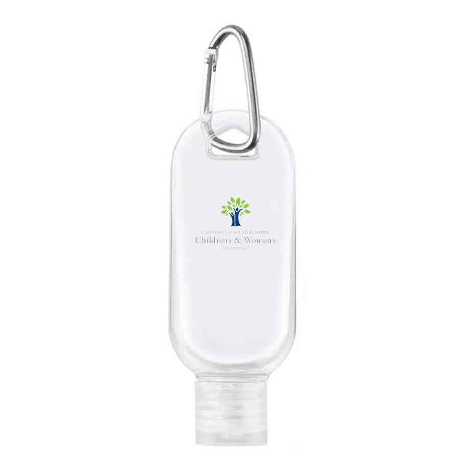 Sanitizer Bottle With Carabiner 2