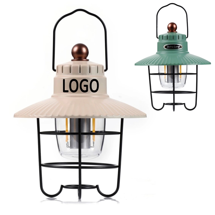 Retro Outdoor Camping Light & Picnic Lantern with Power Bank 5