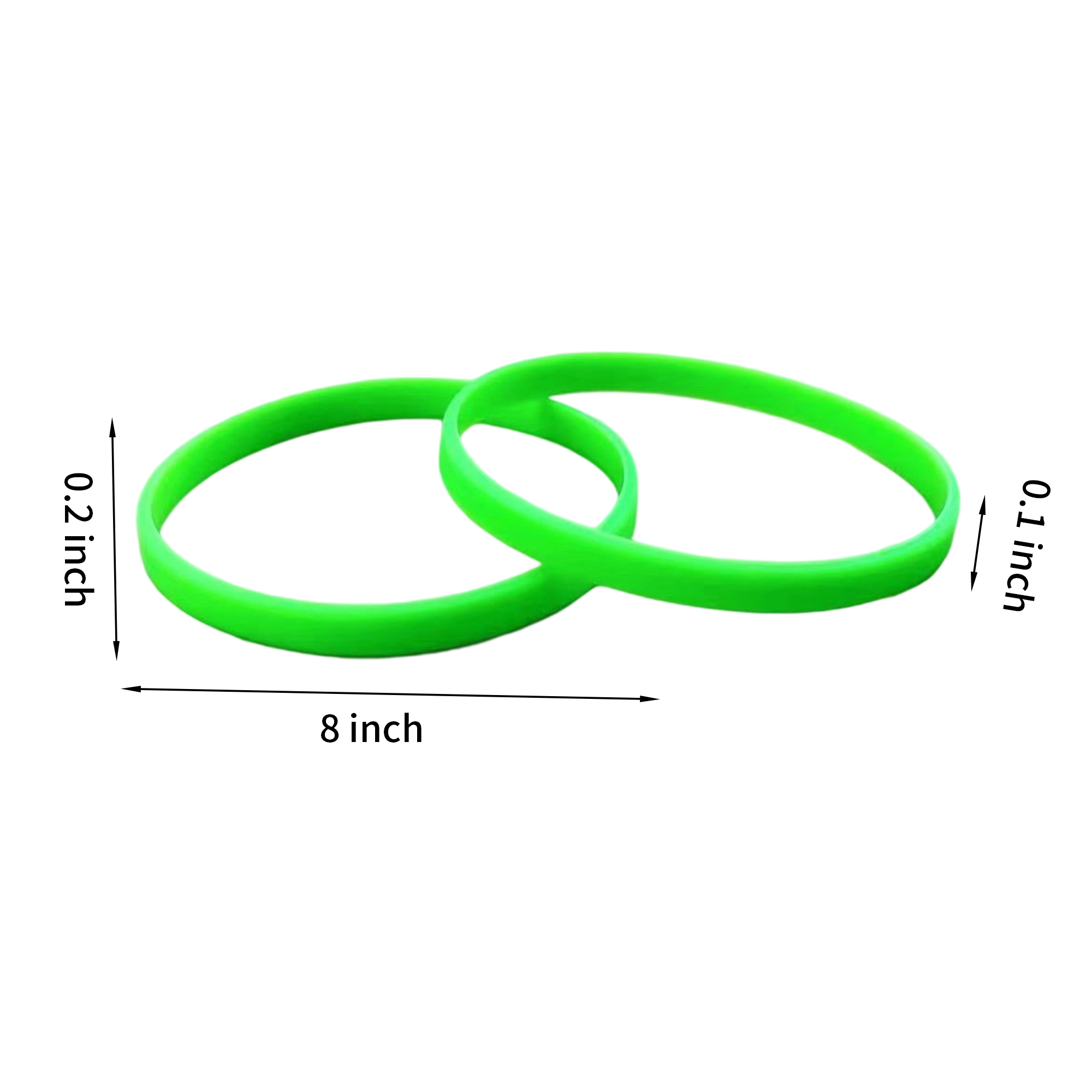 Ultra Thin Custom Silicone 5mm Wristbands 4