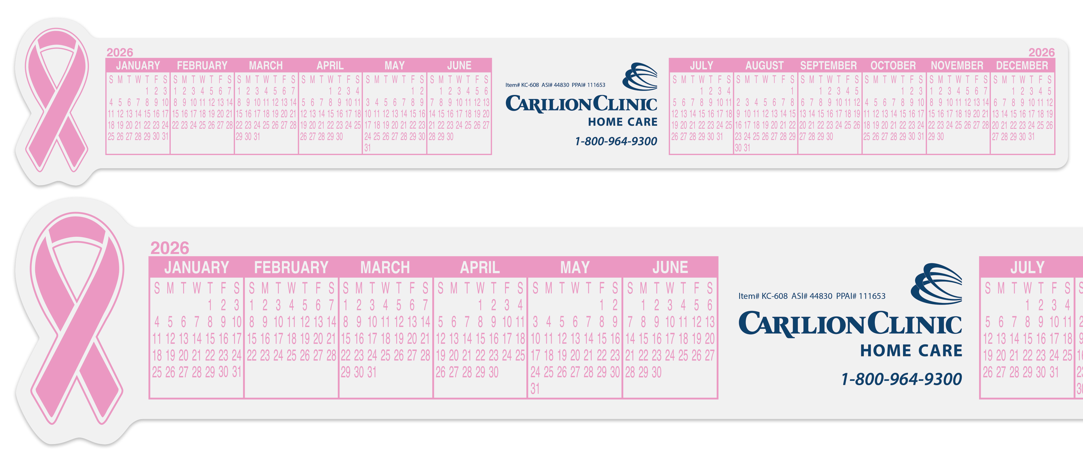 Ribbon Calendar 1